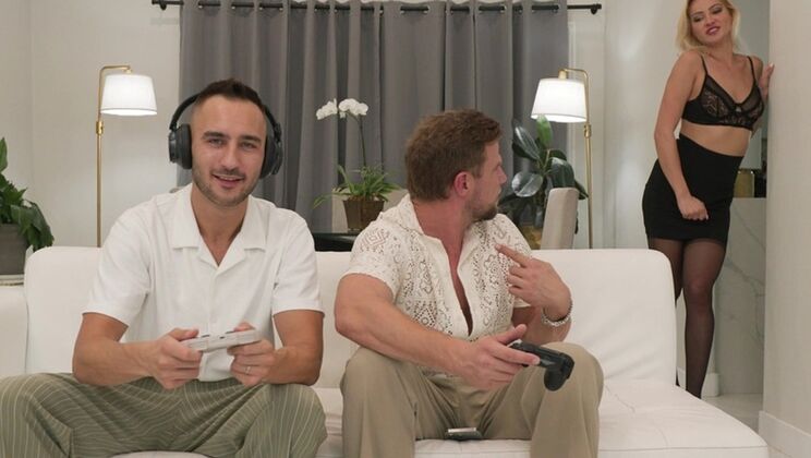 [PornWorld] - Nympho Blonde Cherry Kiss Lures Hung Neighbours into DP and Facial Mayhem GP3119 - Cherry Kiss - Milan - Vince Karter