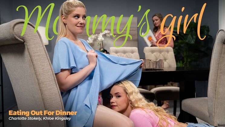 [Girlsway] - Dinner Time Lesbian Action - Charlotte Stokely - Khloe Kingsley