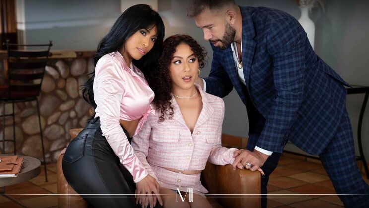 [ModernDaySins] - Threesome Frenzy: Shaved Pussy and High Heels