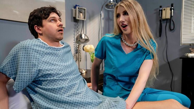 [TransSensual] - Nurse Uniform Anal and Blowjob Action - Janelle Fennec - Dakota Wonders