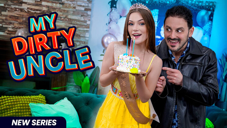 [MyDirtyUncle] - MMF Bathroom Sex: Petite Juniper Gets First Double Penetration