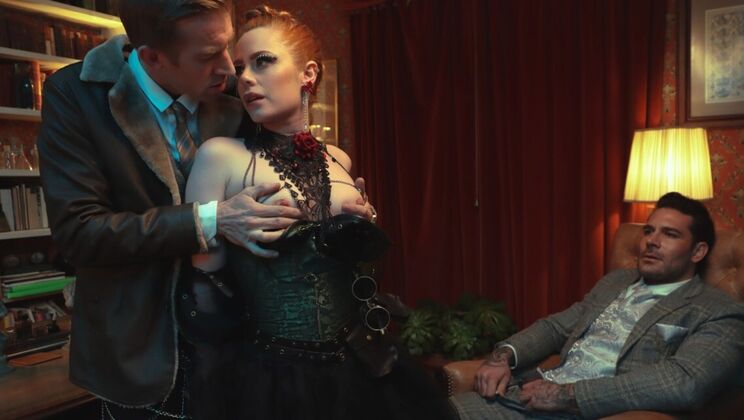 [DigitalPlayground] - British Blonde Ella Hughes Takes Big Cock Deepthroat in Doggystyle - Ella Hughes - Danny D - Papi Kocic