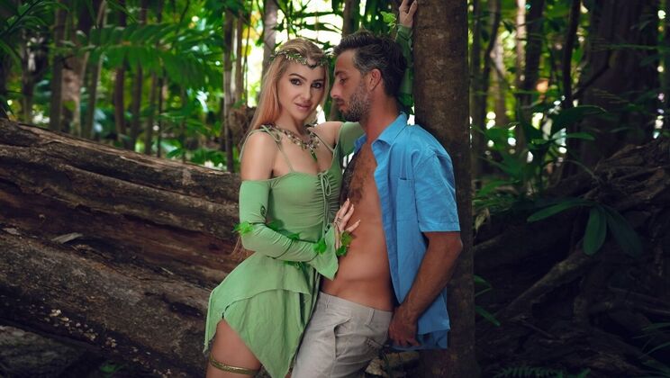 [DigitalPlayground] - Natural tits redhead gets pussy licking and doggystyle - Lucas Frost - Little Dragon