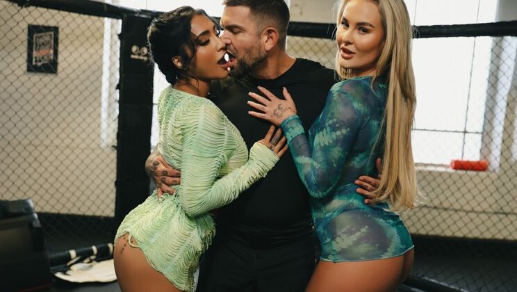 [DigitalPlayground] - Threesome Sex: Doggystyle, Cowgirl & Face Sitting with Kissing - Juan Lucho - Yasmina Khan - Ali Rose