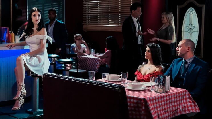 [DigitalPlayground] - Lesbian Couple Outdoor Pool Fun with Ass Fingering - Gina Valentina - Jade Baker