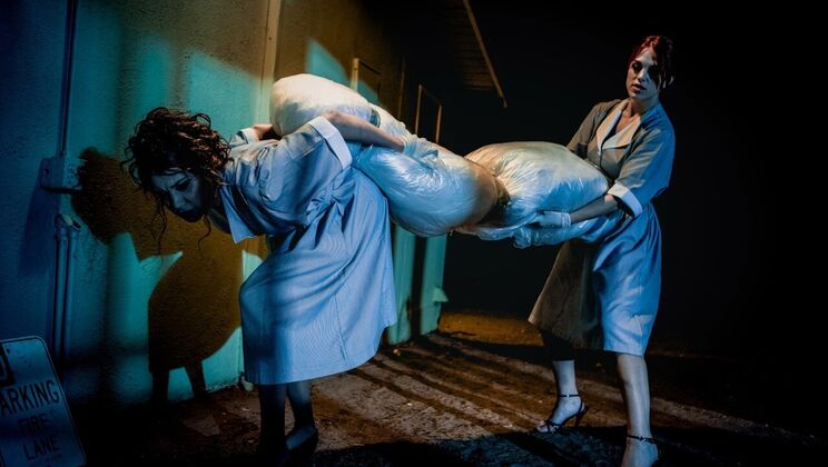 [DigitalPlayground] - Outdoor to Indoor Lesbian Threesome Finale - Elena Koshka - Molly Stewart