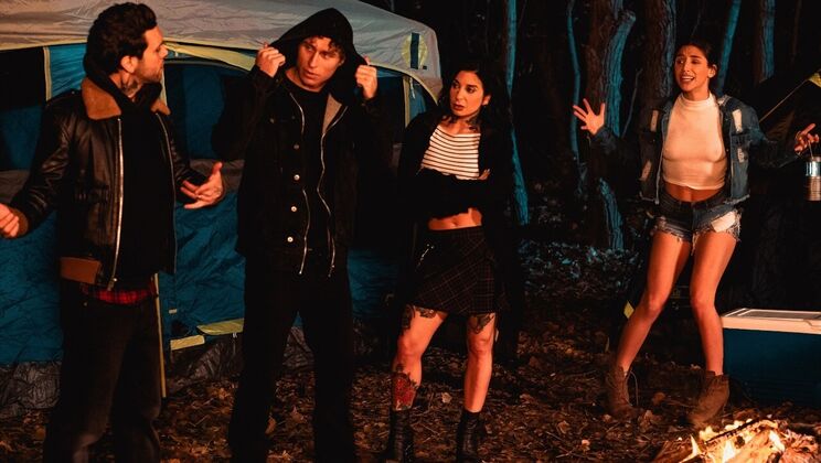 [DigitalPlayground] - Caucasian FFM Pussy Stacking Sex Scene - Abella Danger - Small Hands - Joanna Angel