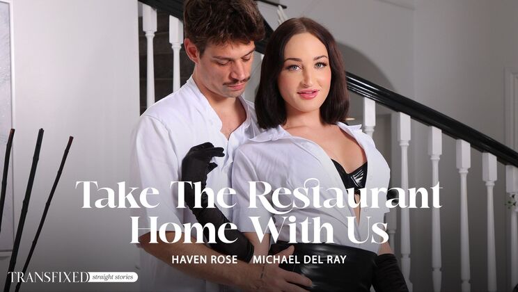 [Transfixed] - Haven Rose Shemale Gets Fucked Doggystyle - Michael DelRay - Haven Rose