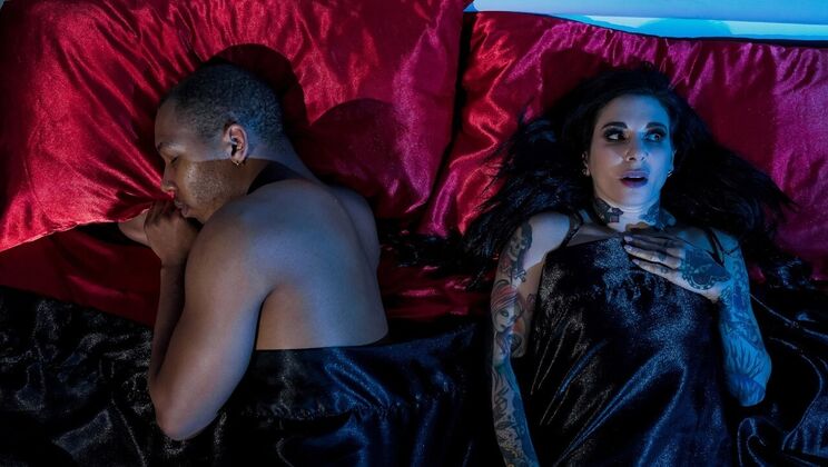 [DigitalPlayground] - Interracial blowjob and facial cumshot with tattooed babe - Ricky Johnson - Joanna Angel