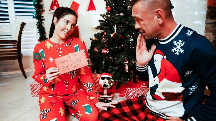 [MyPervyFamily] - Old Man Unwraps Young Brunette Stepdaughter Theodora - Theodora Day - Peter Fitzwell