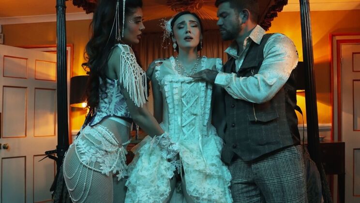 [DigitalPlayground] - FFM Threesome with Brunette Catherine Knight and Tattooed Latina - Juan Lucho - Marina Maya - Catherine Knight