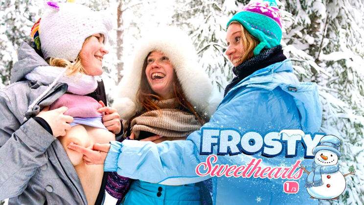 [ClubSweethearts] - Outdoor Teen Lesbian: Tit Play, Kissing, and Beautiful Ass - Alice Klay - Kate Rose - Iris Murai