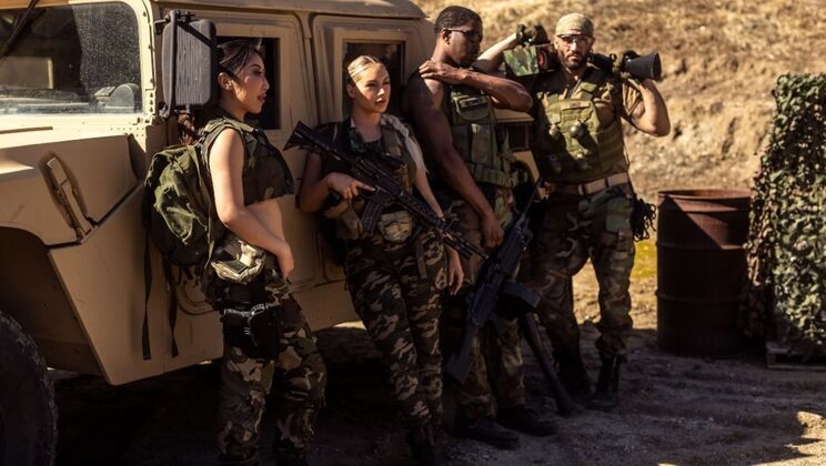 [DigitalPlayground] - Asian Nicole Doshi Deep Throats Big Cock In Military Fuck - Isiah Maxwell - Damon Dice - Kayley Gunner - Nicole Doshi