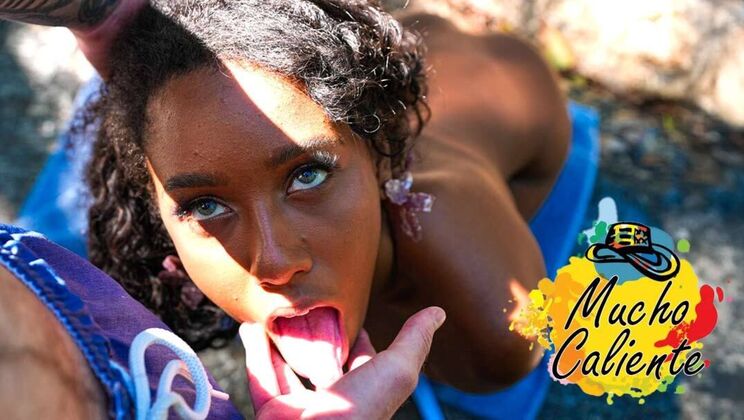 [ClubSweethearts] - Latina Teen's Blue Eyes Watch Cock for Blowjob - Jasminy Villar - Alias White