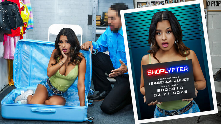 [Shoplyfter] - Blowjob and Titty Cum from Tiny Brunette - Juan Largo - Isabella Jules