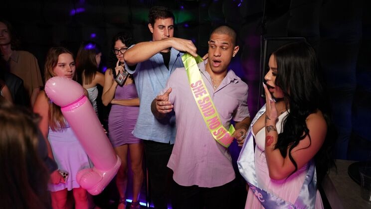 [RKPrime] - Latina with Big Tits and Big Ass Rides Cowgirl Then Gets Facial