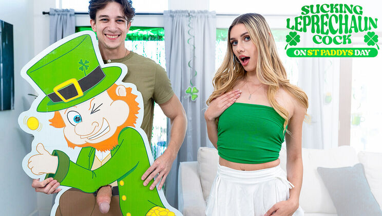[PrincessCum] - Tall Blonde Cum on Leprechaun's Cock - Parker Ambrose - Emily Jade