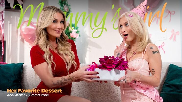 [Girlsway] - Natural Tits MILF Andi Avalon Eats Stepdaughter's Pussy