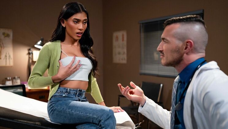 Interracial Anal Blowjob With Shemale Chanel Chance And Derek Kage