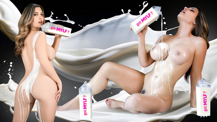 Jayden Marcos Gives a Wet Tit Play with Milk and Cum