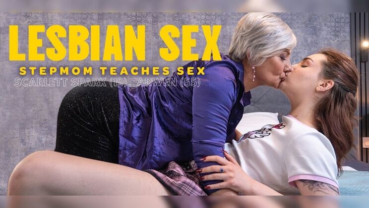Scarlett Spark Learns from Hairy Arwen: The Art of Lesbian Fucking
