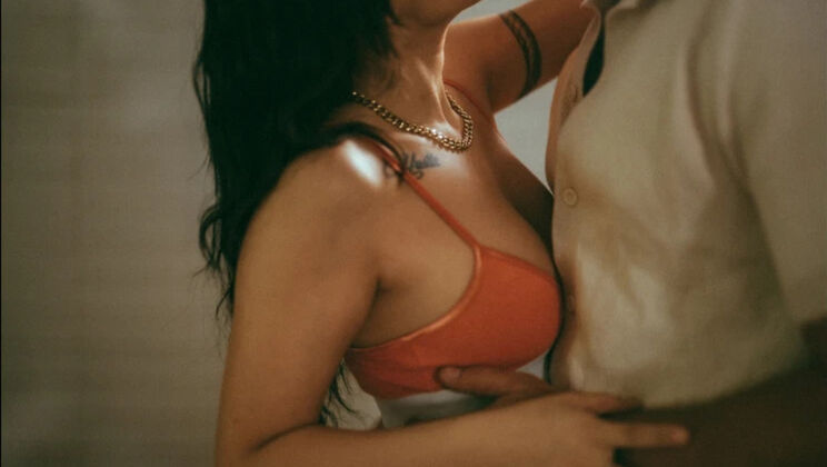 Maison Close Action - Lulu Chu and Nathan Bronson with Condom