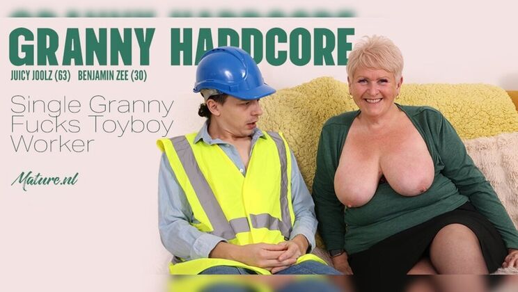 Big Ass British Granny Juicy Joolz Gets Doggy Style Fucked by a Big Cock