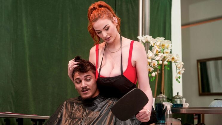 Hair Pulling and Spanking in the Barber Shop